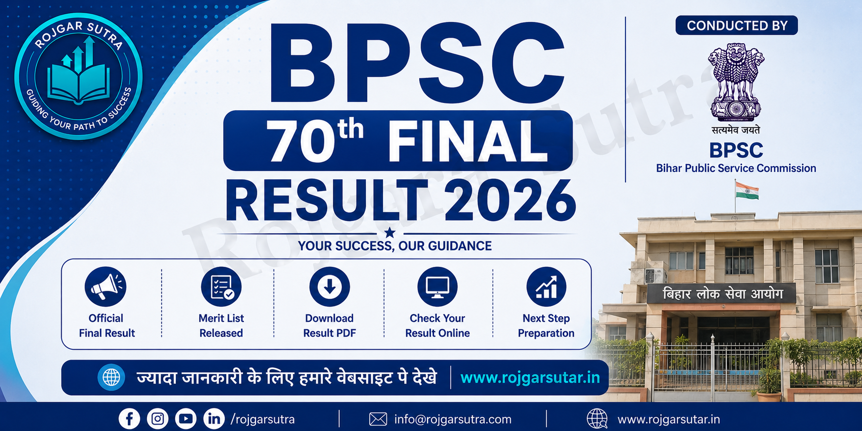 BPSC 70th Final Result 2026
