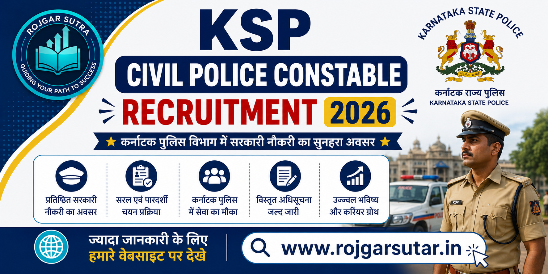 KSP Civil Police Constable Recruitment 2026
